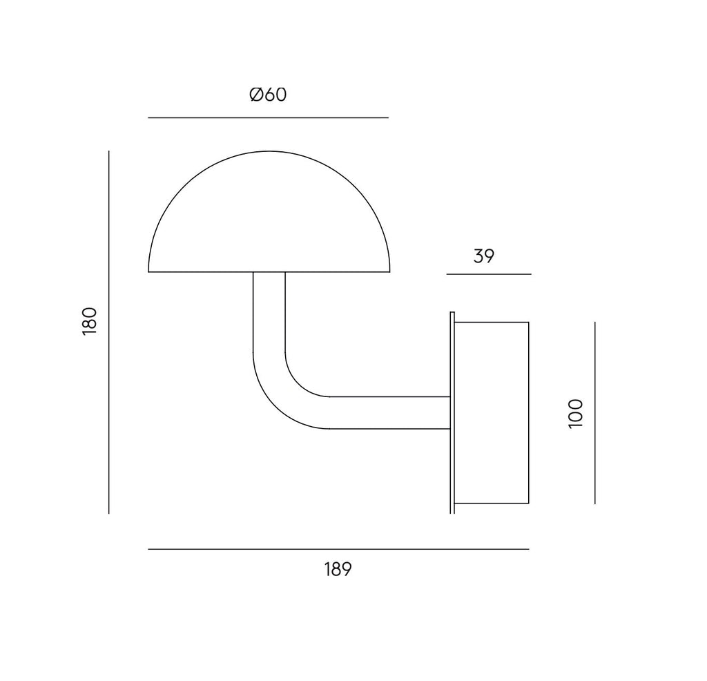 Aplique de Pared Dussa - #pino_y_jacaranda#