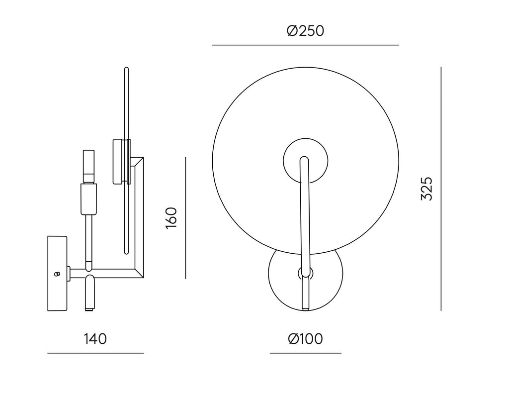 Aplique de Pared Erto - #pino_y_jacaranda#