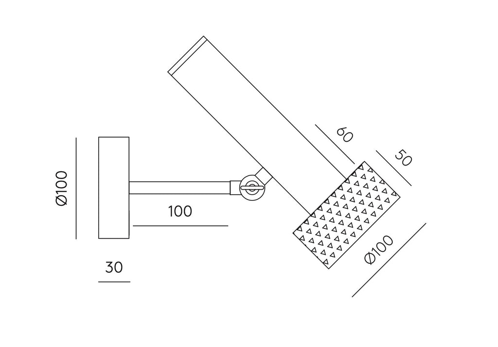 Aplique de Pared Focus - #pino_y_jacaranda#