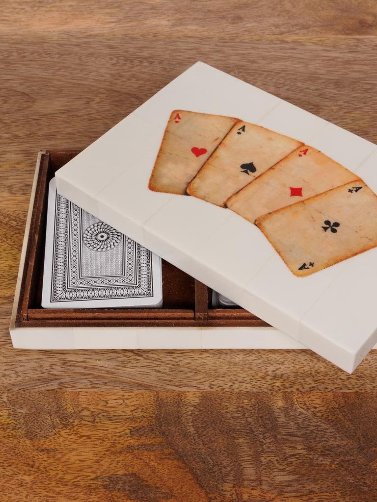 Caja de Cartas Náipes - #pino_y_jacaranda#