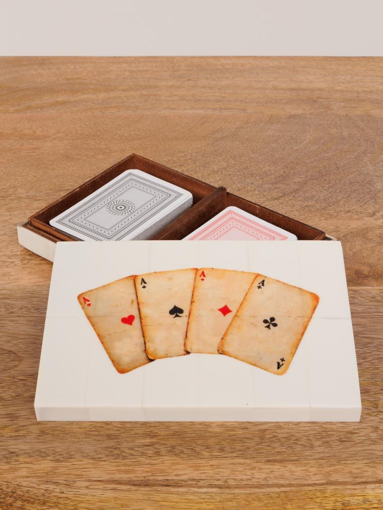 Caja de Cartas Náipes - #pino_y_jacaranda#