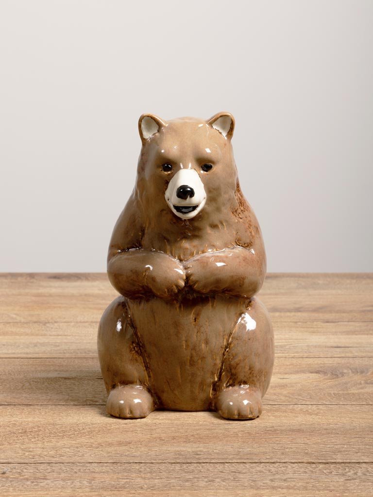 Figura de Decoración Oso Pardo - #pino_y_jacaranda#