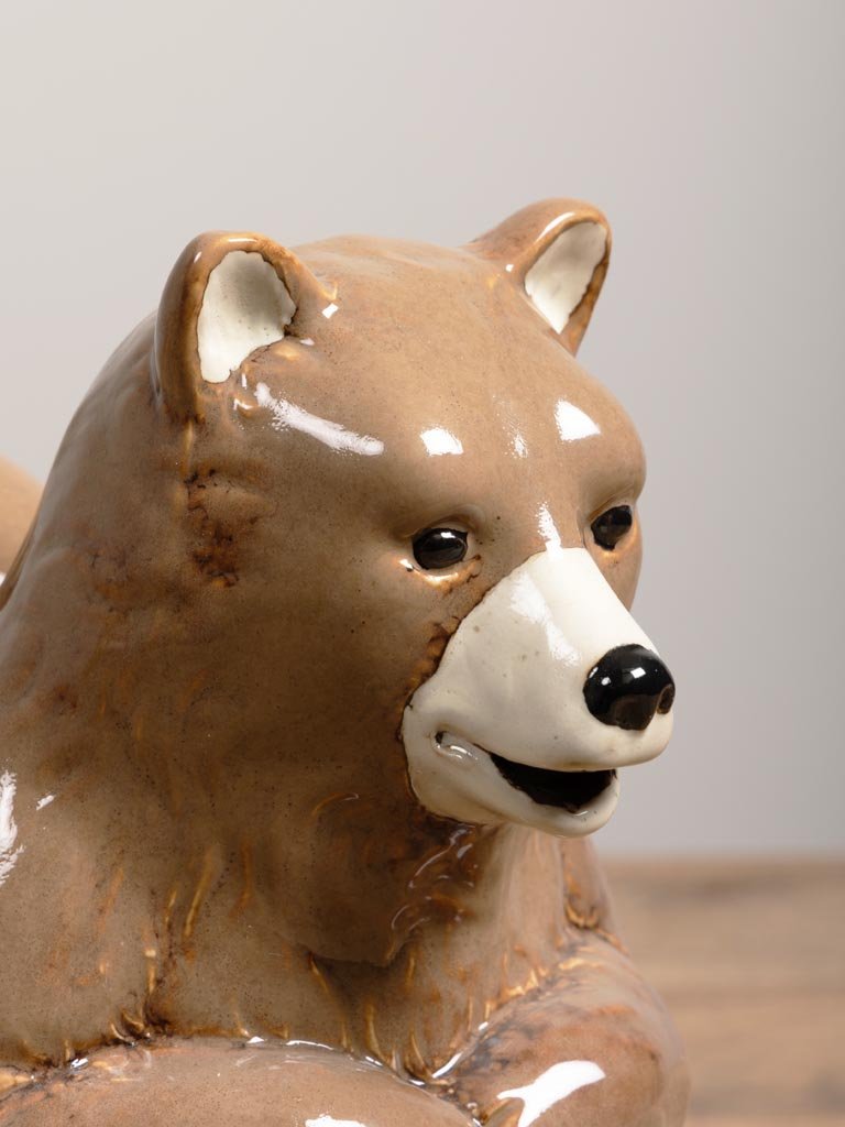 Figura de Decoración Oso Pardo - #pino_y_jacaranda#