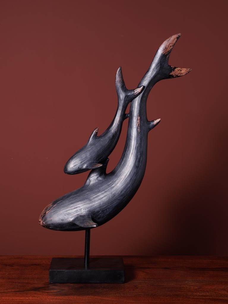 Figura Decorativa Ballenas - #pino_y_jacaranda#