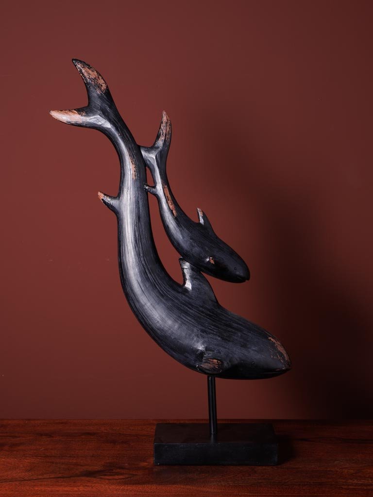 Figura Decorativa Ballenas - #pino_y_jacaranda#