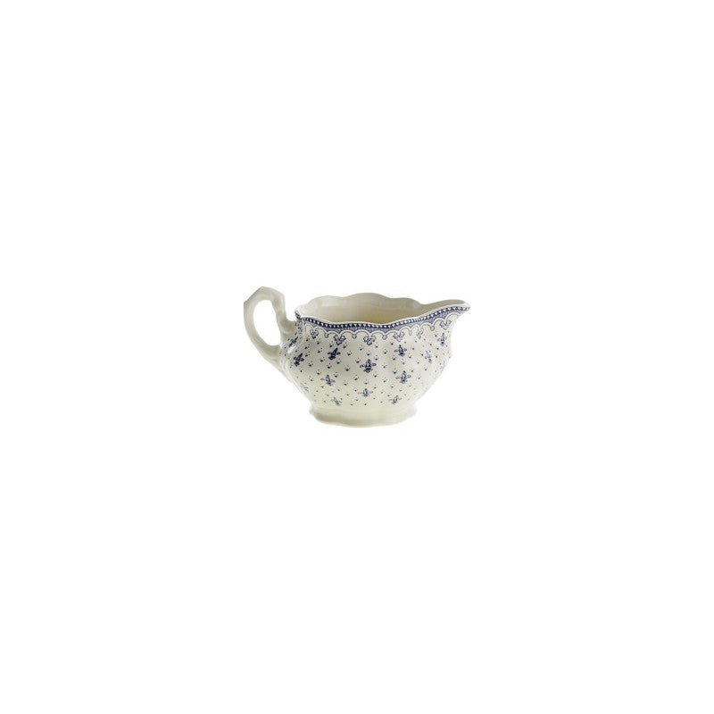 Juego de Café de 15 Piezas La Cartuja de Sevilla Colección Flor de Lis Azul - #pino_y_jacaranda#