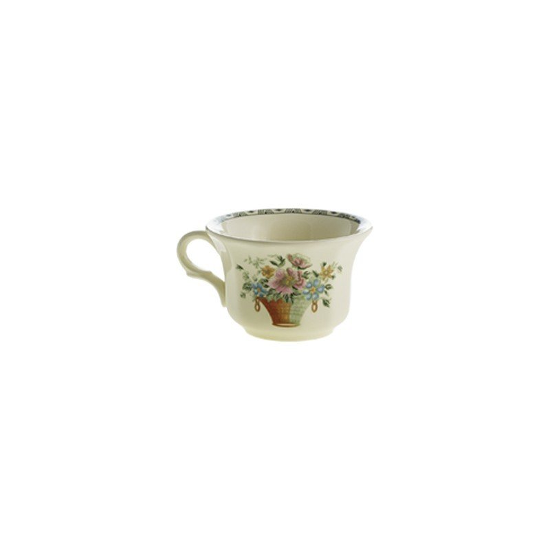 Juego de Té de 40 Piezas La Cartuja Colección Canasto Floral - #pino_y_jacaranda#