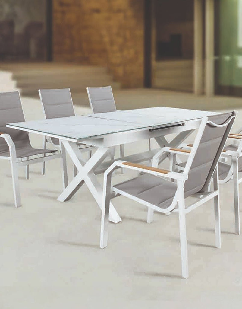 Mesa Extensible de Exterior Vigo - #pino_y_jacaranda#