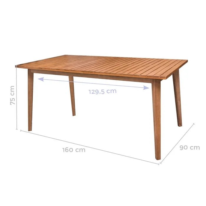 Mesa Rectangular Cicero - #pino_y_jacaranda#