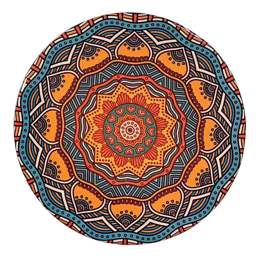 Posavasos Mandala - #pino_y_jacaranda#