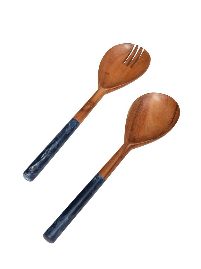 Set de 2 Utensilos para Servir Blue - #pino_y_jacaranda#