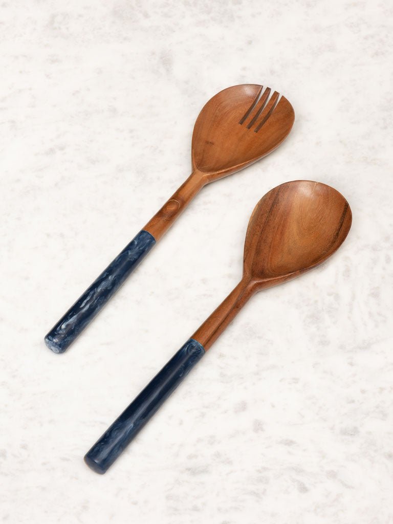 Set de 2 Utensilos para Servir Blue - #pino_y_jacaranda#