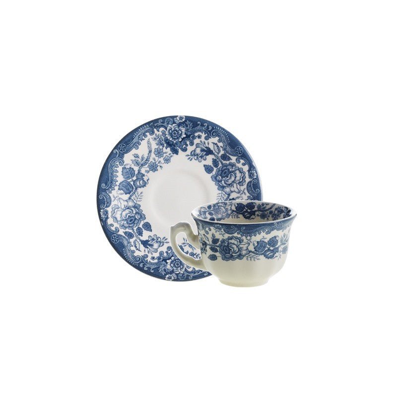 Set de 4 Tazas de Café con Platillo La Cartuja Ceilán - #pino_y_jacaranda#