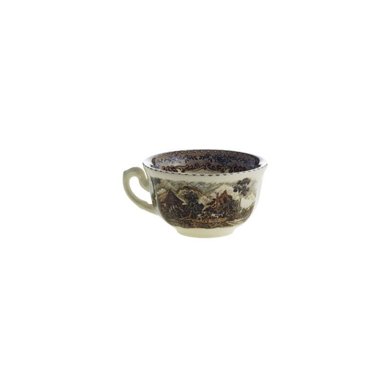 Set de 4 Tazas de Té con Platillos La Cartuja Colección Viejo Molino - #pino_y_jacaranda#