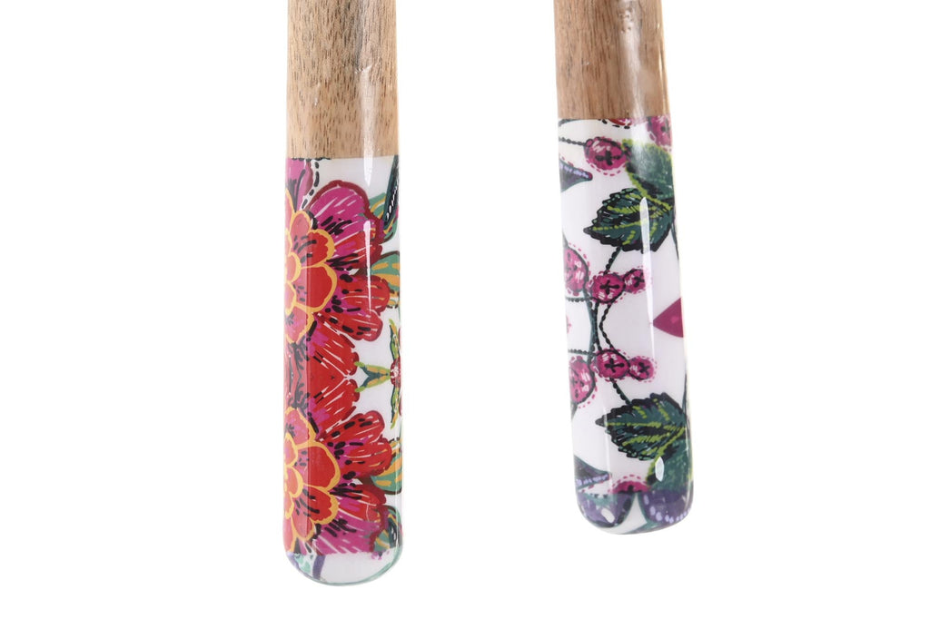 Set de Utensilios Floral - #pino_y_jacaranda#