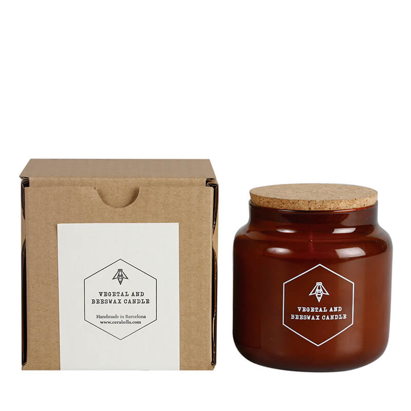 Vela Honey Vegetal Cerabella - #pino_y_jacaranda#