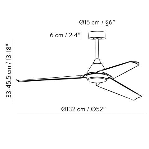 Ventilador de Techo Cora - #pino_y_jacaranda#