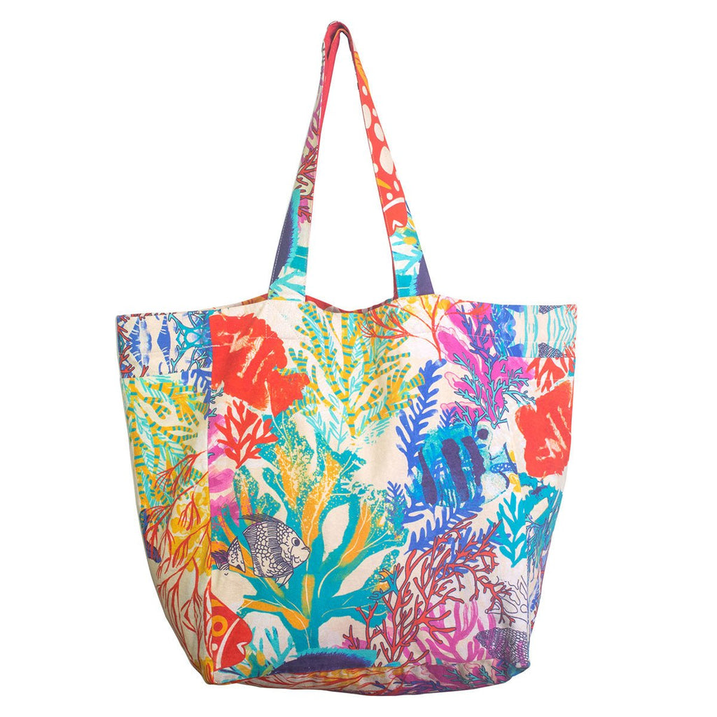 Bolso Coral y Peces - #pino_y_jacaranda#