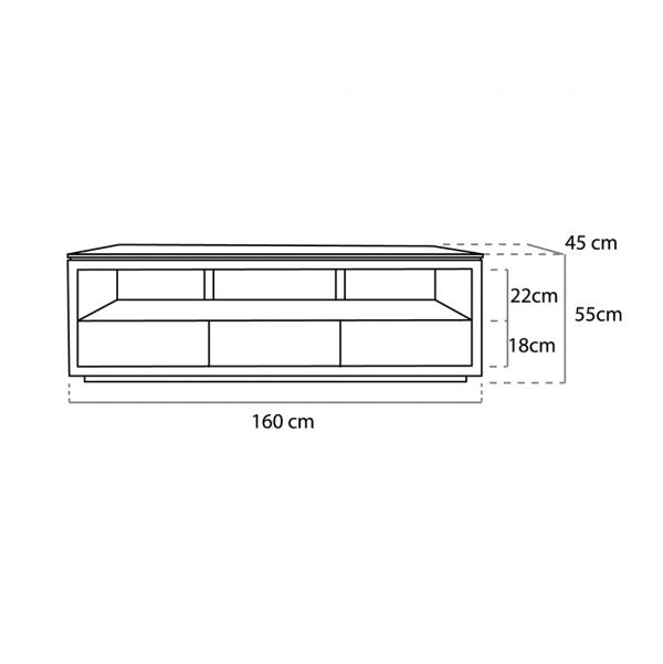 Buffet Mueble TV Rubi - #pino_y_jacaranda#