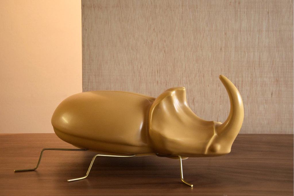 Figura Decorativa Cuerno de Escarabajo - #pino_y_jacaranda#