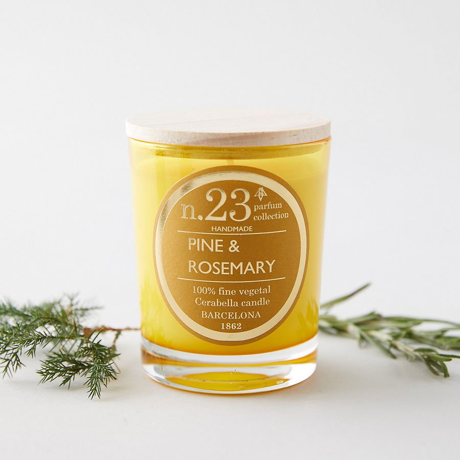 Vela Cerabella Numbers Pine & Rosemary Nº 23 - #pino_y_jacaranda#